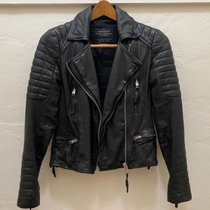 Original All Saints Lamb Leather Jacket (2008)
